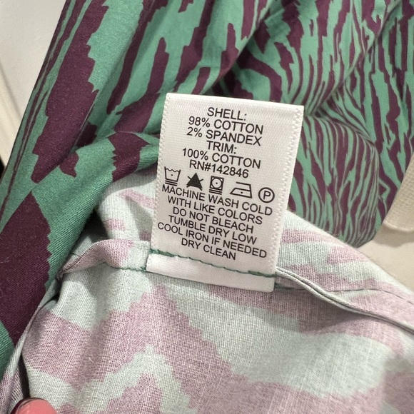 RHODE Green and Purple Patterned Dress - Picture 7 of 7